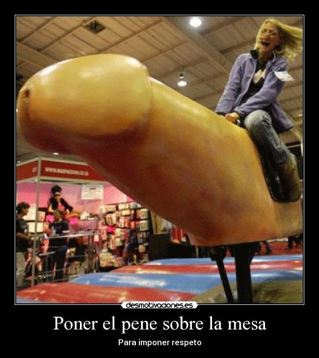 carteles poner pene desmotivaciones