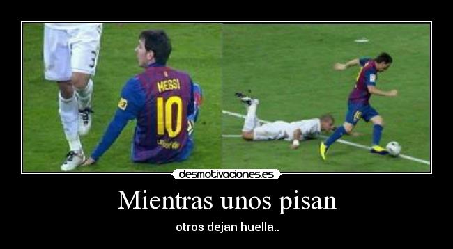 Mientras unos pisan -