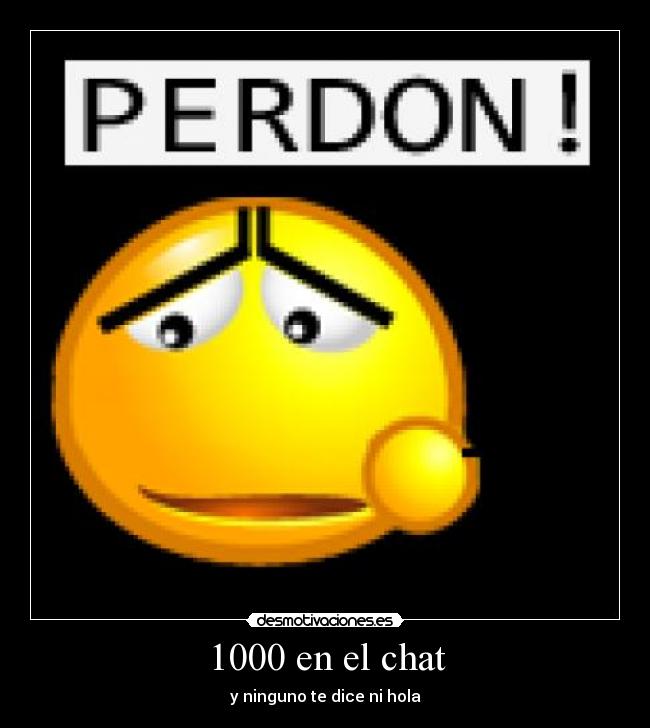 1000 en el chat -