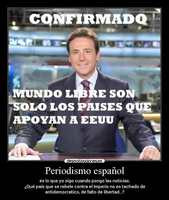 Periodismo español -