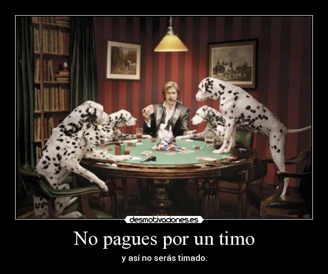 No pagues por un timo - 