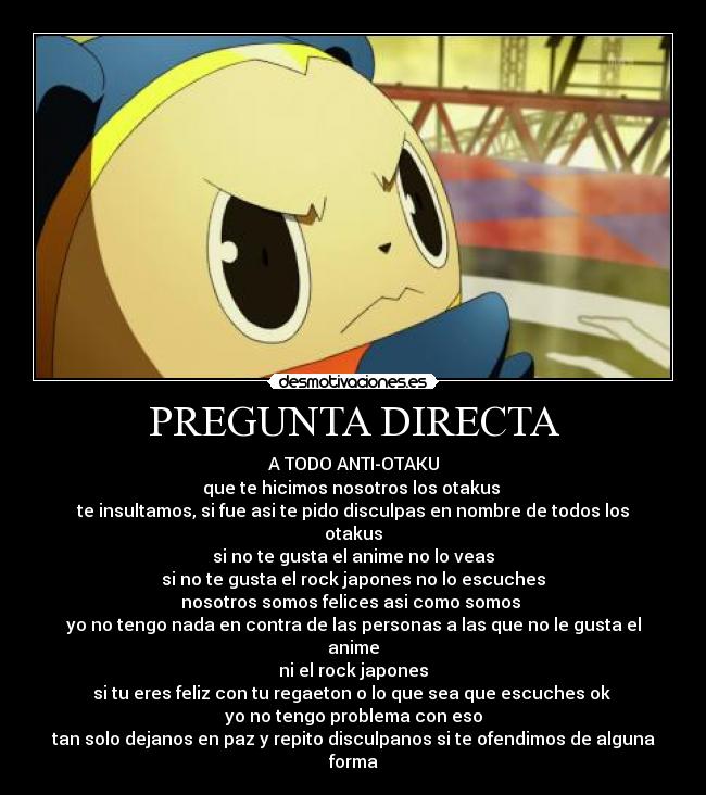carteles anti otaku desmotivaciones