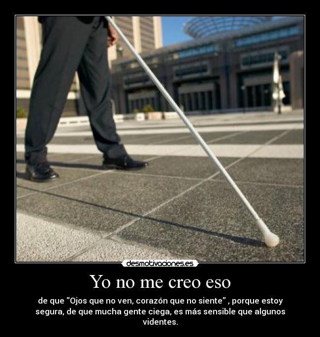 Yo no me creo eso -