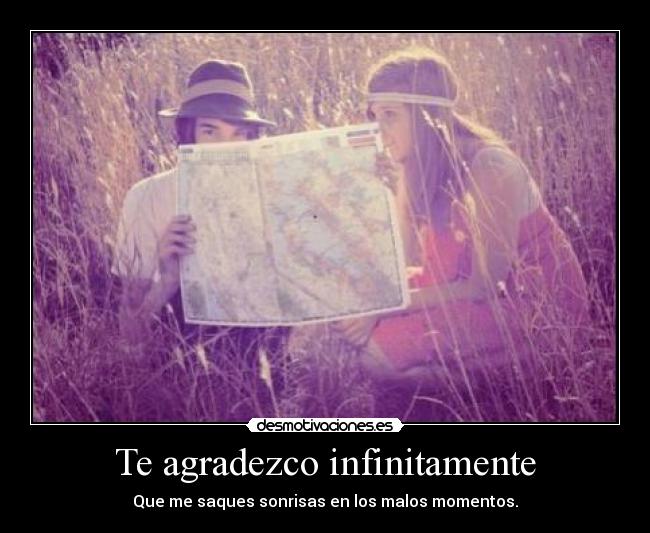 Te agradezco infinitamente - 