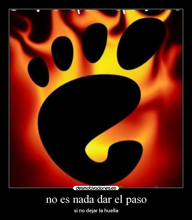 no es nada dar el paso -