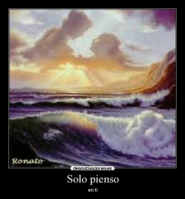 Solo pienso -
