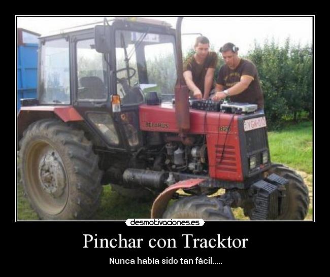 Pinchar con Tracktor -