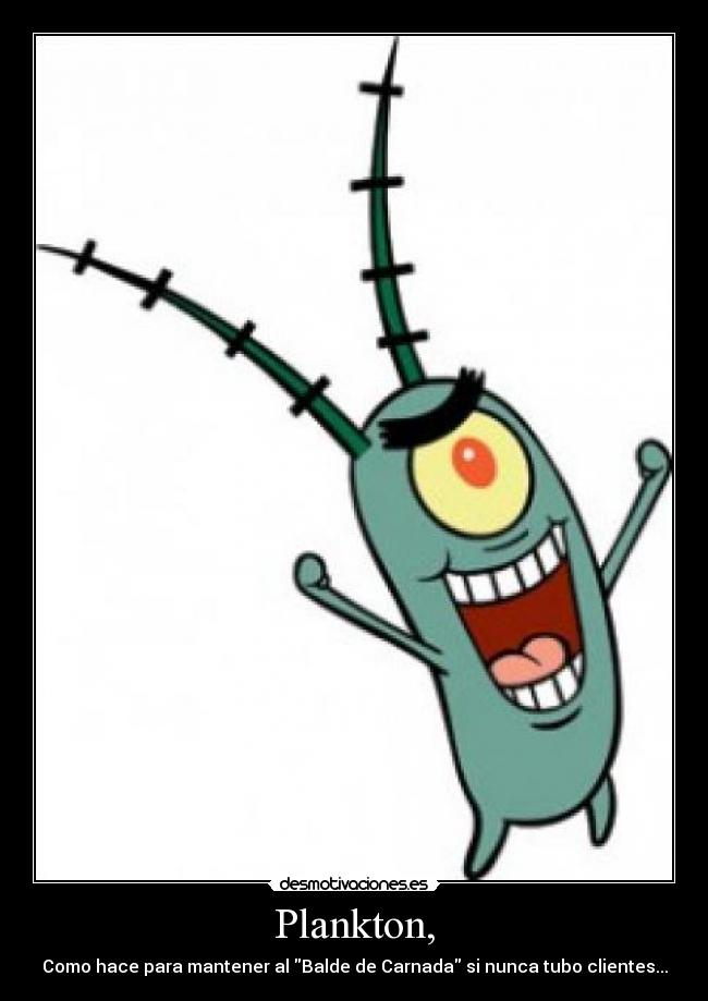Plankton, -
