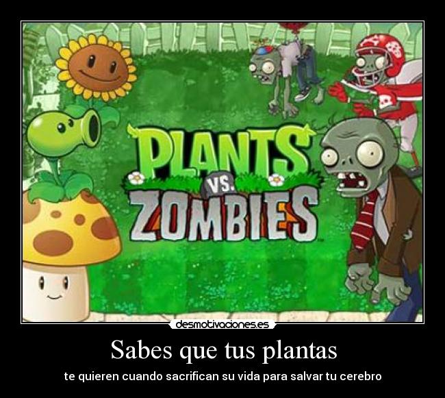 Sabes que tus plantas - te quieren cuando sacrifican su vida para salvar tu cerebro