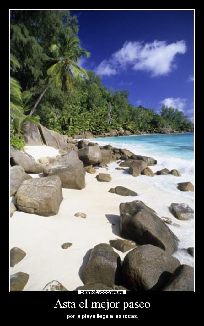 Asta el mejor paseo -