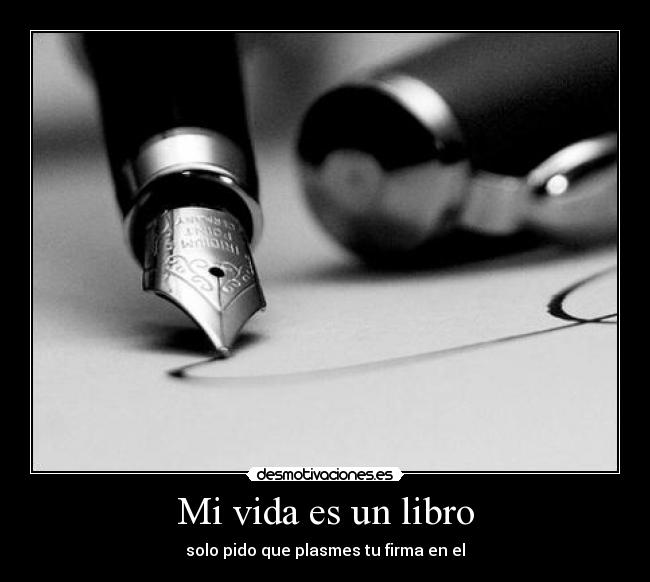Mi vida es un libro -