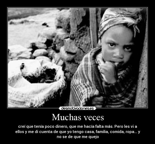 Muchas veces -