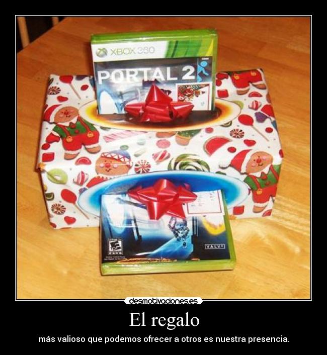 El regalo - más valioso que podemos ofrecer a otros es nuestra presencia.