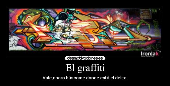 El graffiti -
