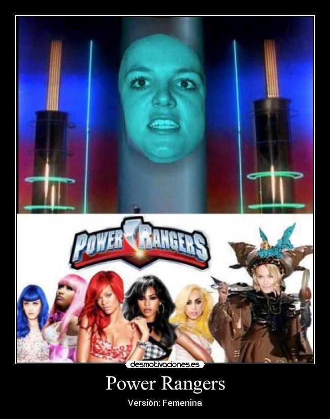 Power Rangers - Versión: Femenina