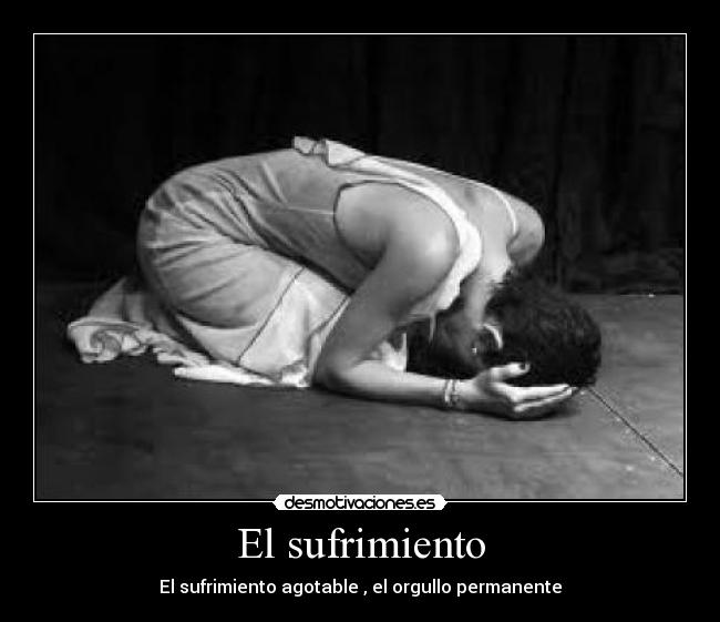 El sufrimiento -