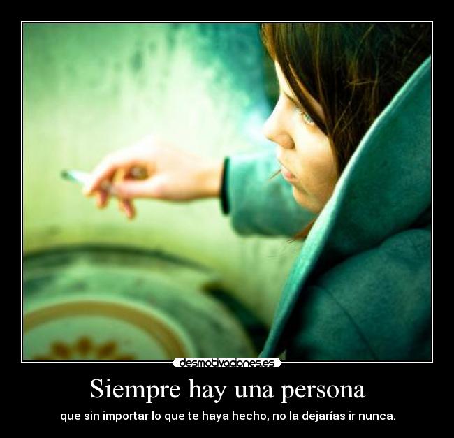 Siempre hay una persona - 