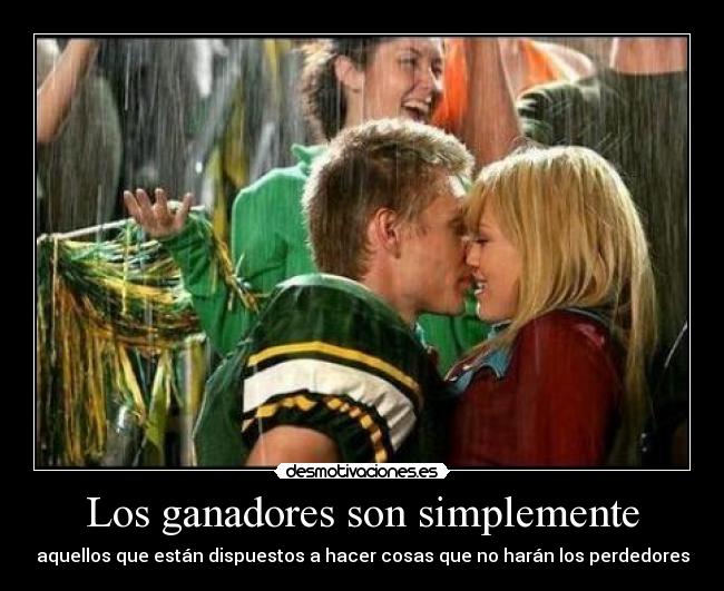 Los ganadores son simplemente -