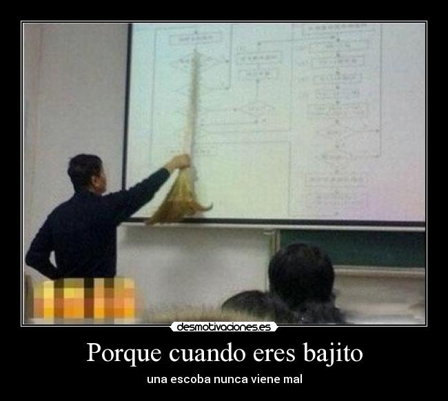 carteles profesor bajito desmotivaciones