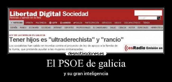 El PSOE de galicia - 