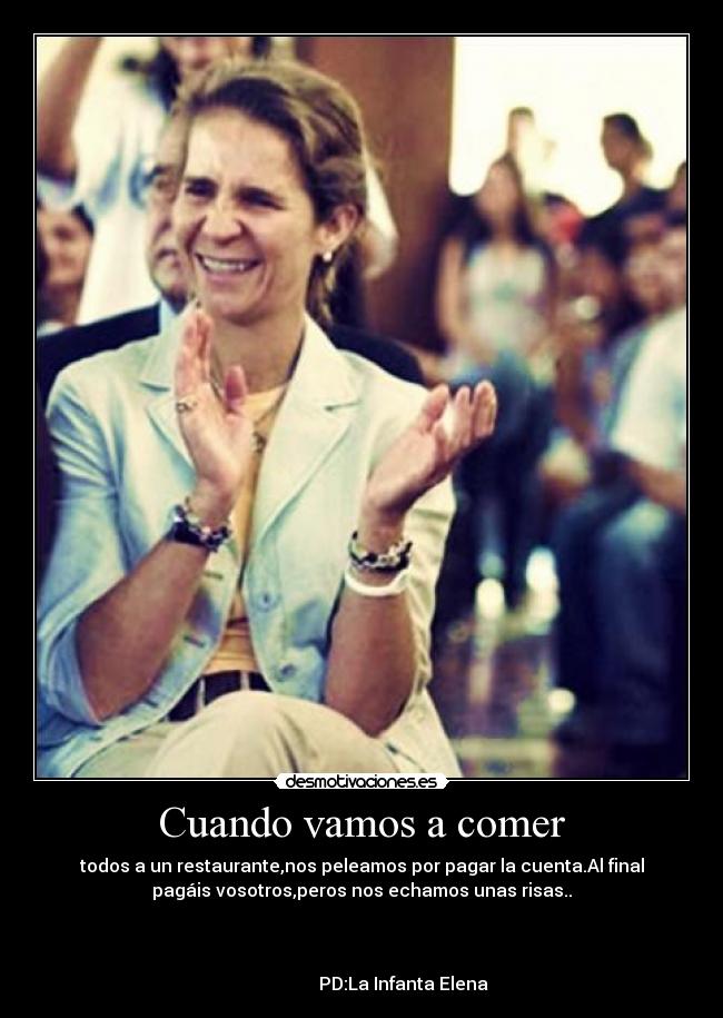 carteles infanta elena sus gracias desmotivaciones