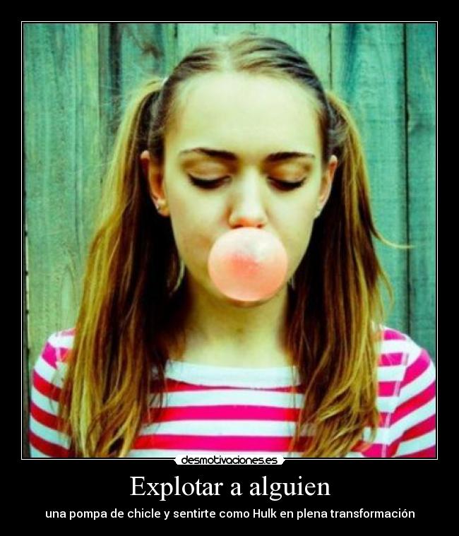 Explotar a alguien -