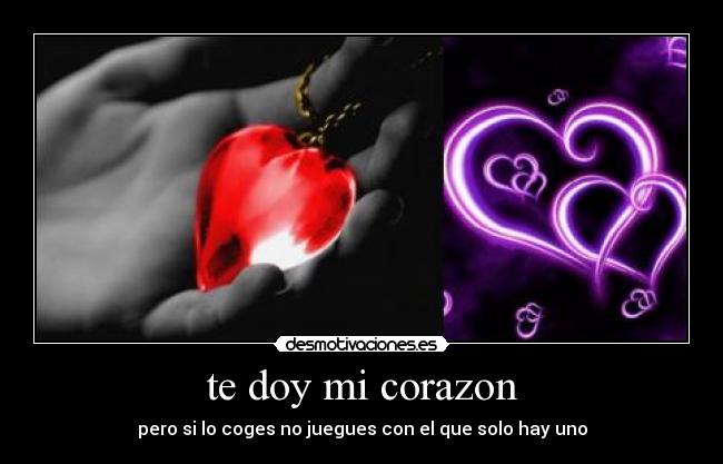 te doy mi corazon - 