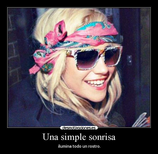 Una simple sonrisa -
