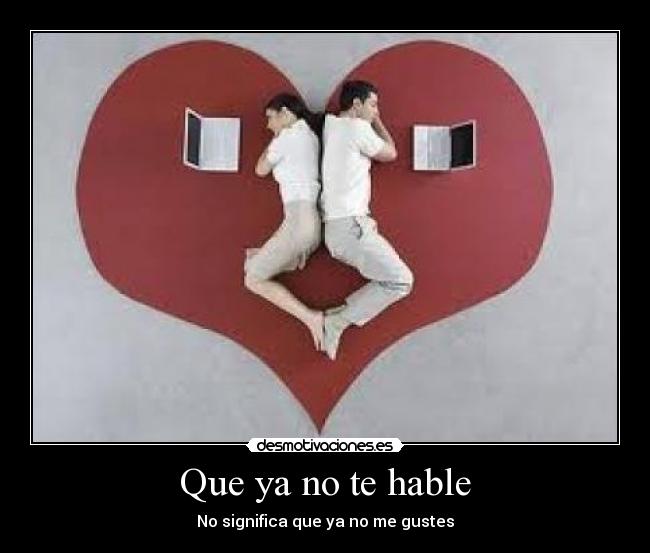 Que ya no te hable -