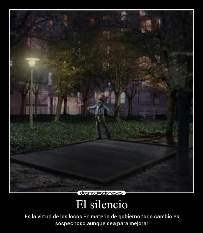 El silencio -