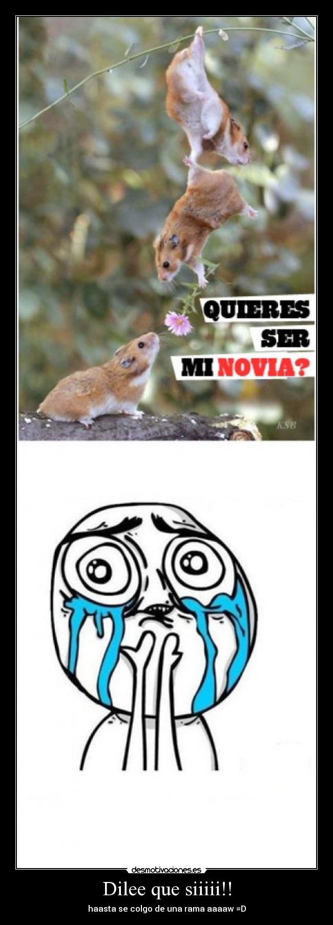 Dilee que siiiii!! -