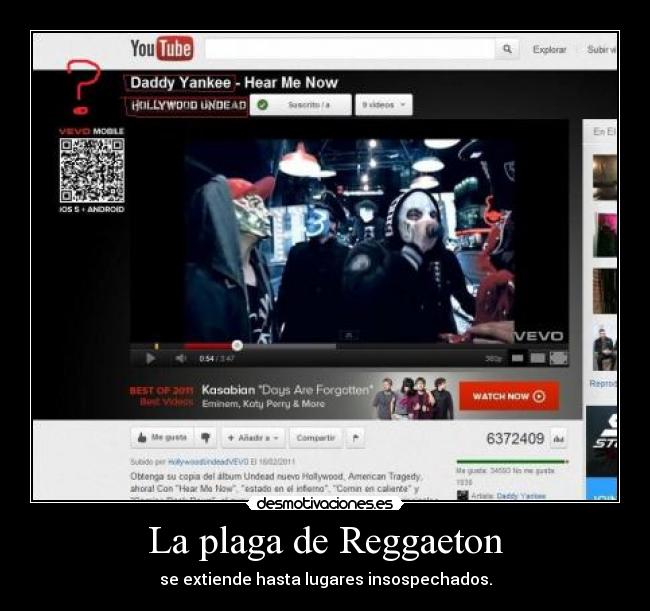 La plaga de Reggaeton - se extiende hasta lugares insospechados.