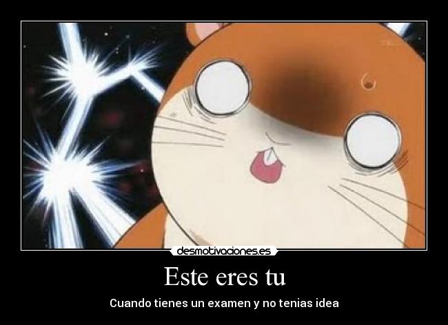 Este eres tu - Cuando tienes un examen y no tenias idea