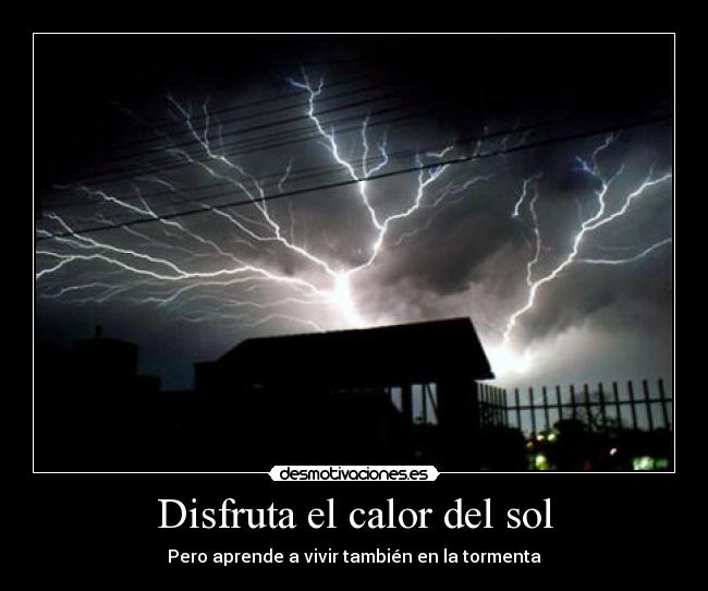 Disfruta el calor del sol -