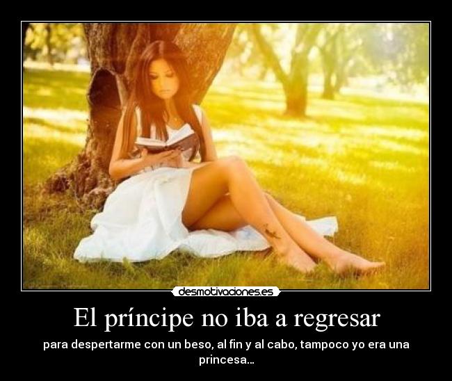 El príncipe no iba a regresar -