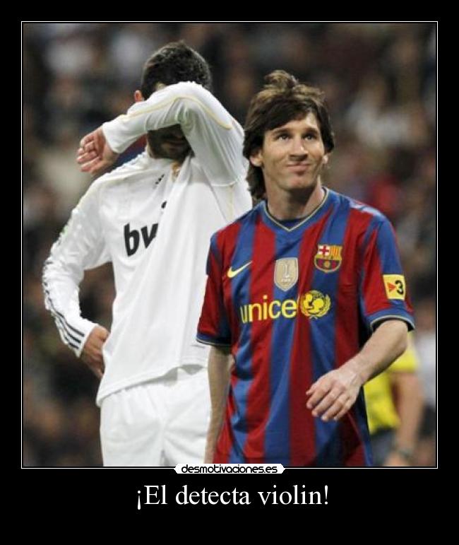 ¡El detecta violin! -