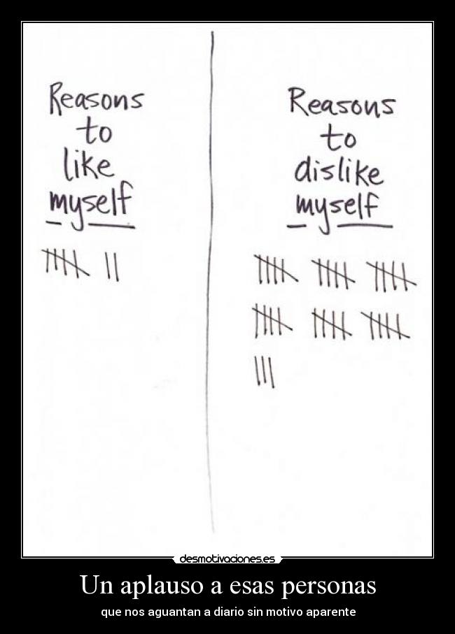 Un aplauso a esas personas -