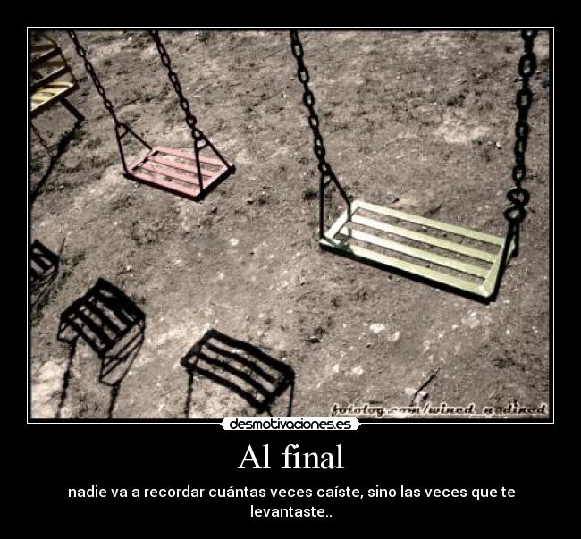 carteles final desmotivaciones