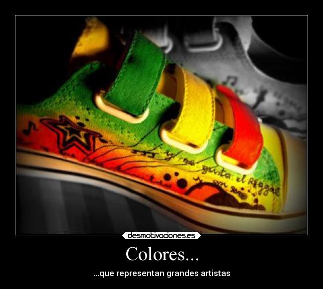 Colores... - ...que representan grandes artistas