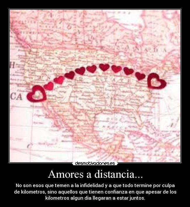 Amores a distancia... -