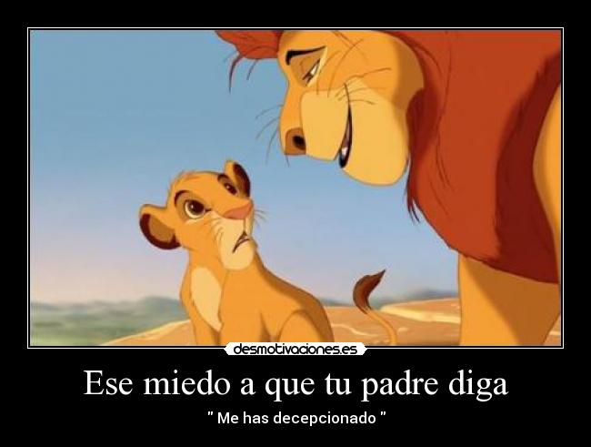 carteles miedo padre jotp desmotivaciones