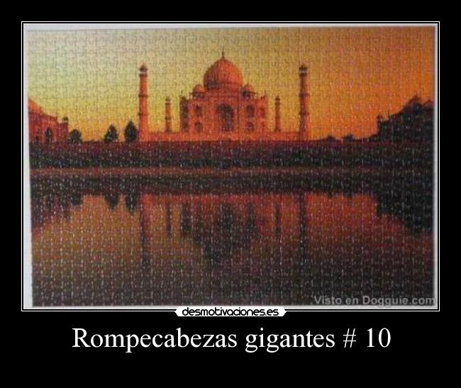 Rompecabezas gigantes # 10 - 