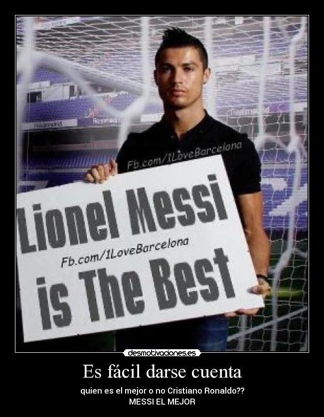 Es fácil darse cuenta -