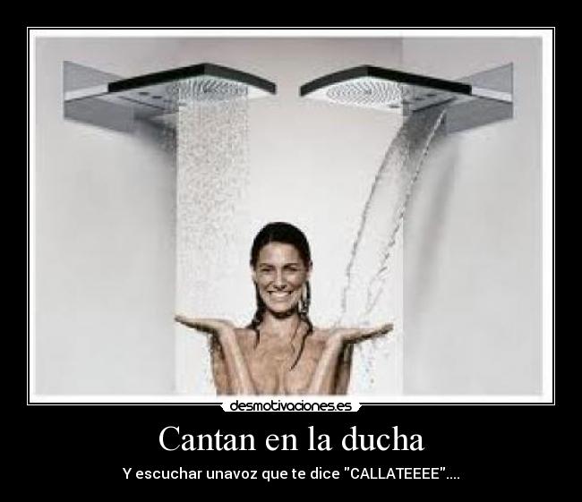 Cantan en la ducha - 