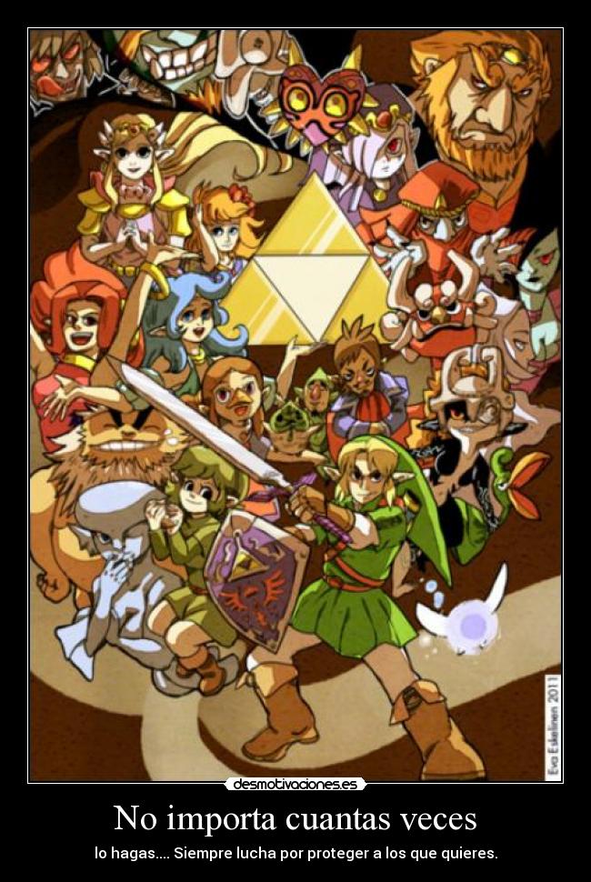 No importa cuantas veces - lo hagas.... Siempre lucha por proteger a los que quieres.
