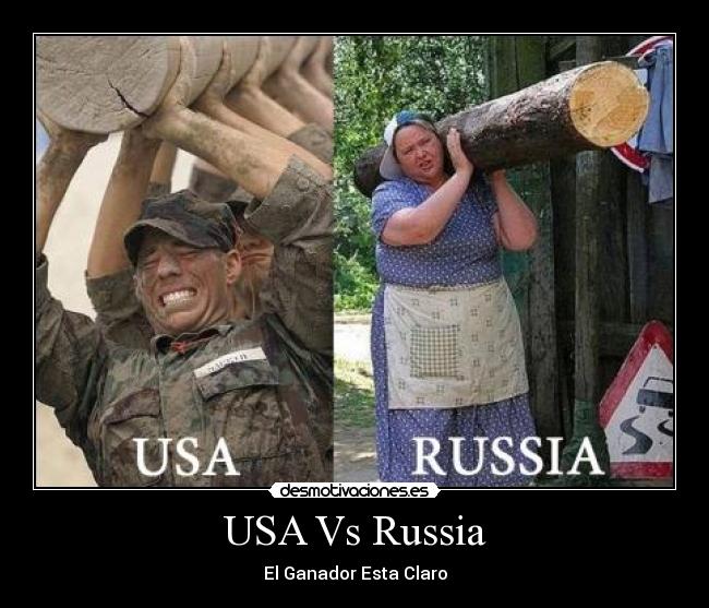 USA Vs Russia - El Ganador Esta Claro