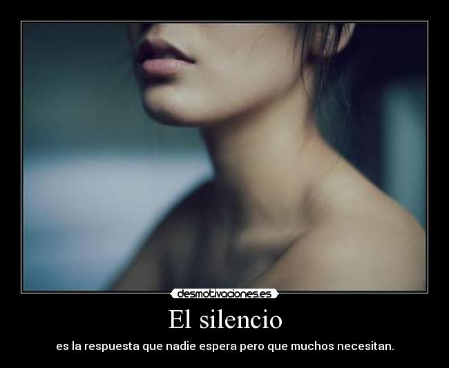 El silencio - 