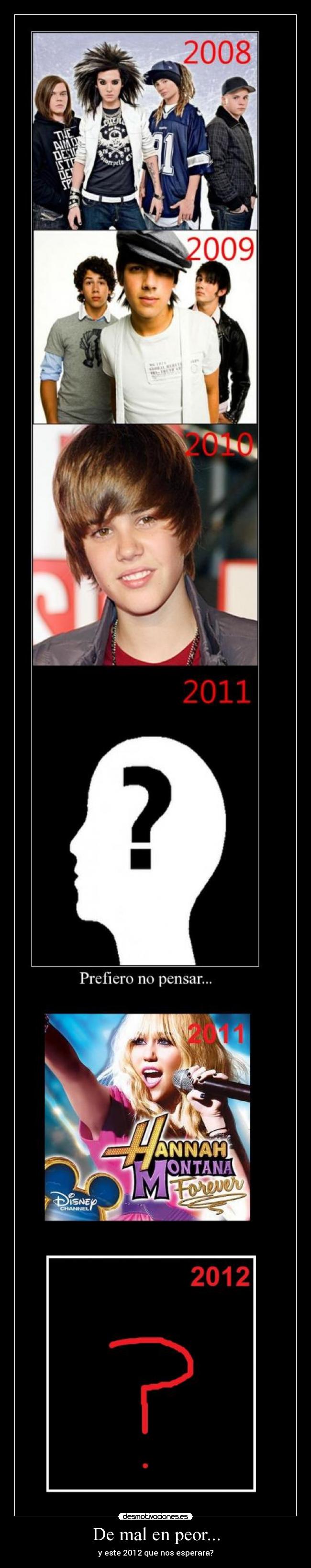De mal en peor... - y este 2012 que nos esperara?