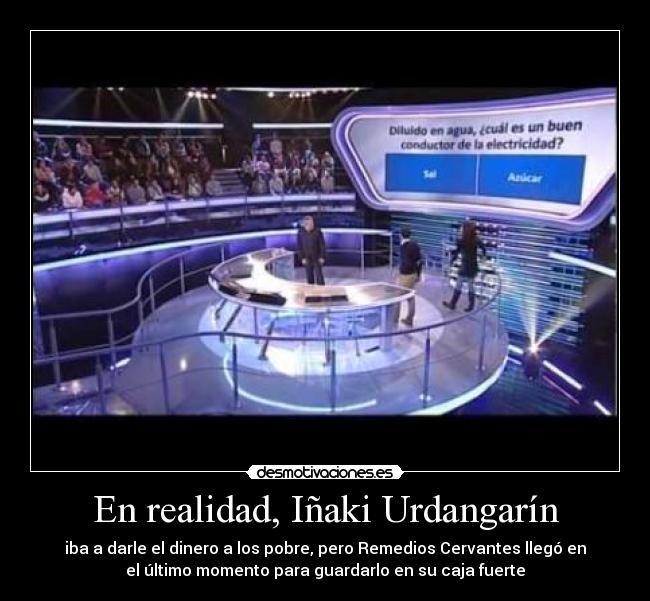 En realidad, Iñaki Urdangarín -