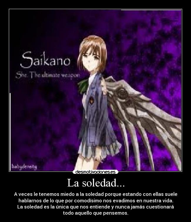 La soledad... - 